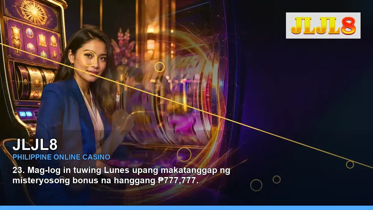 JLJL8 high-energy coins casino cashback rewards in a left close-up layout for Philippine players